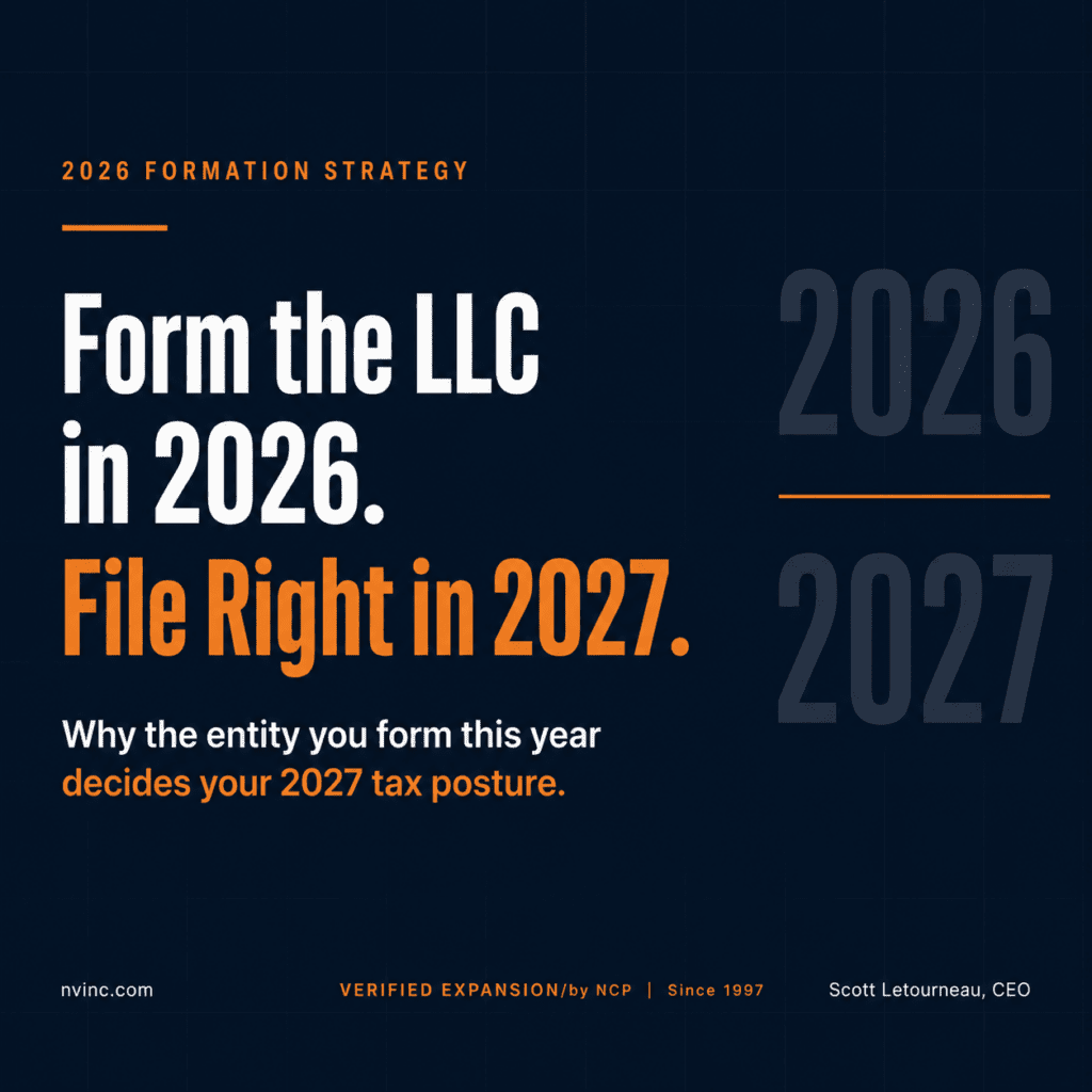 LLC Strategy End of Year - Verified Expansion
