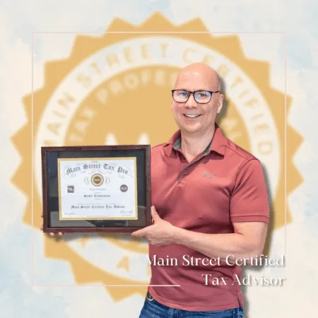 MainStreet Certified Tax Advisor certificate