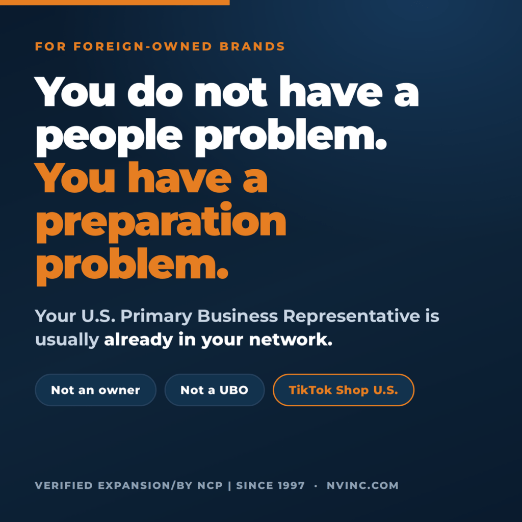 U.S. Primary Business Representative for TikTok Shop: How to Get One
