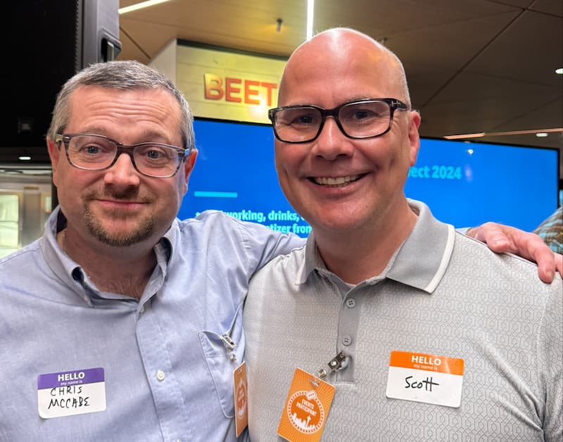 Scott Letourneau with Chris McCabe of Amazon appeals
